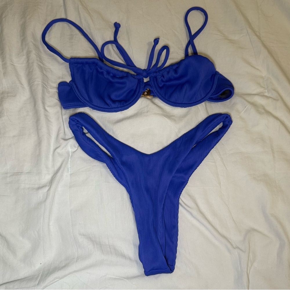 Kulani Kinis Blue Bikini Set